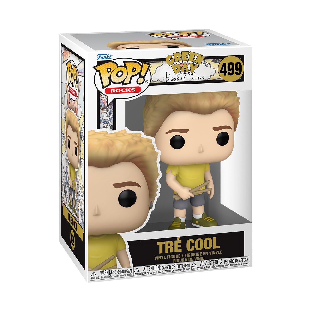 Funko POP! Rocks: Green Day - Tre Cool Collectable Vinyl Figure | 3.75 Inches 1
