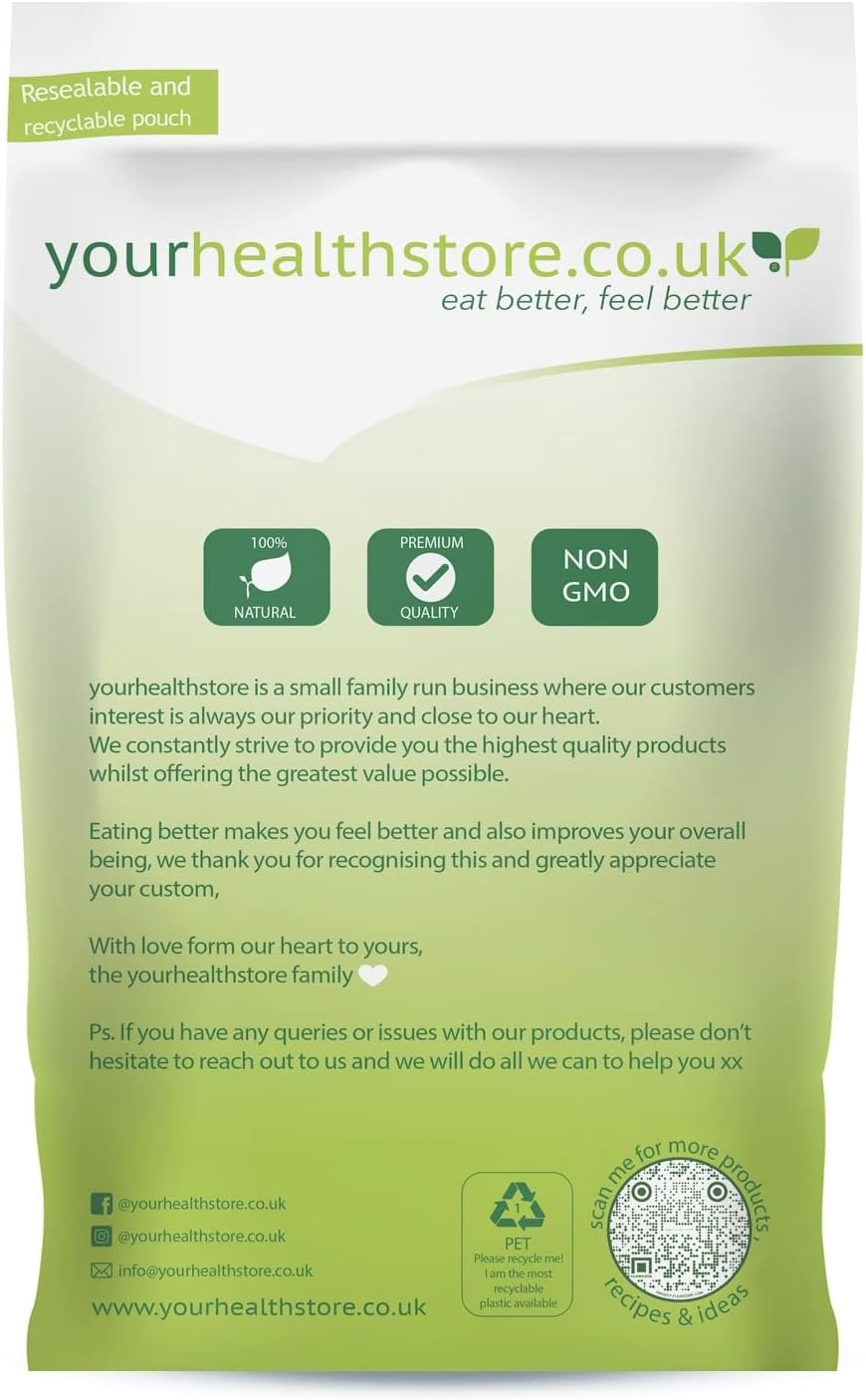 Psyllium Husk Powder 500g - 100% Pure, High Fibre, Vegan Friendly