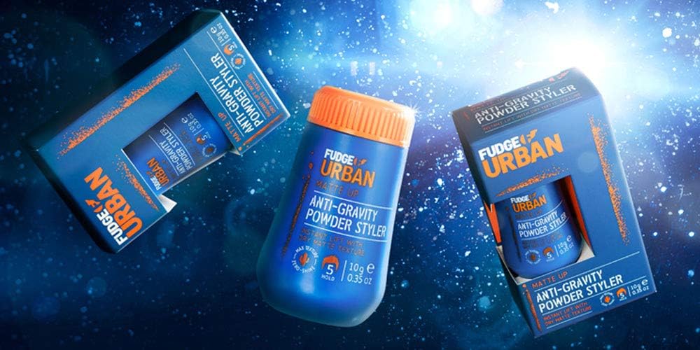 Fudge Urban Texturising Hair Styling Powder, Anti-Gravity Powder Styler, Matte Look Volumising Powder for Invisible Texture and Volume (10 g)