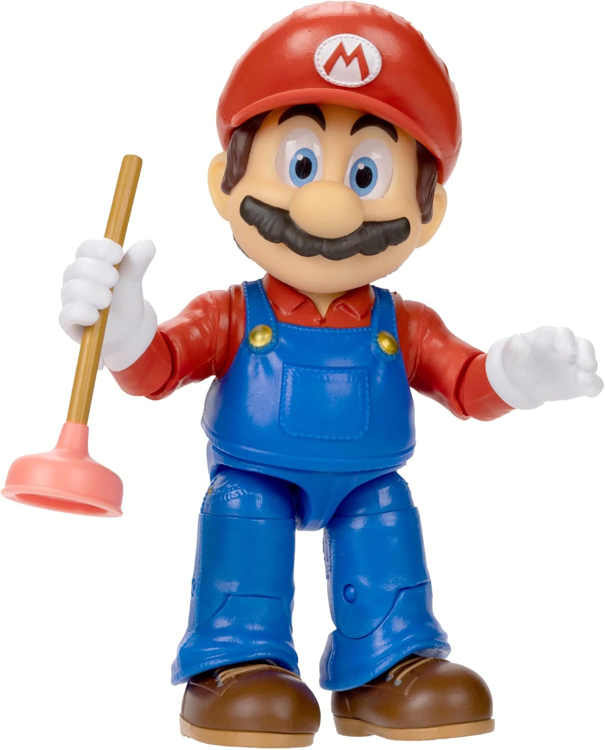 The Super Mario Bros. Movie - 5" Mario Action Figure with Plunger Accessory