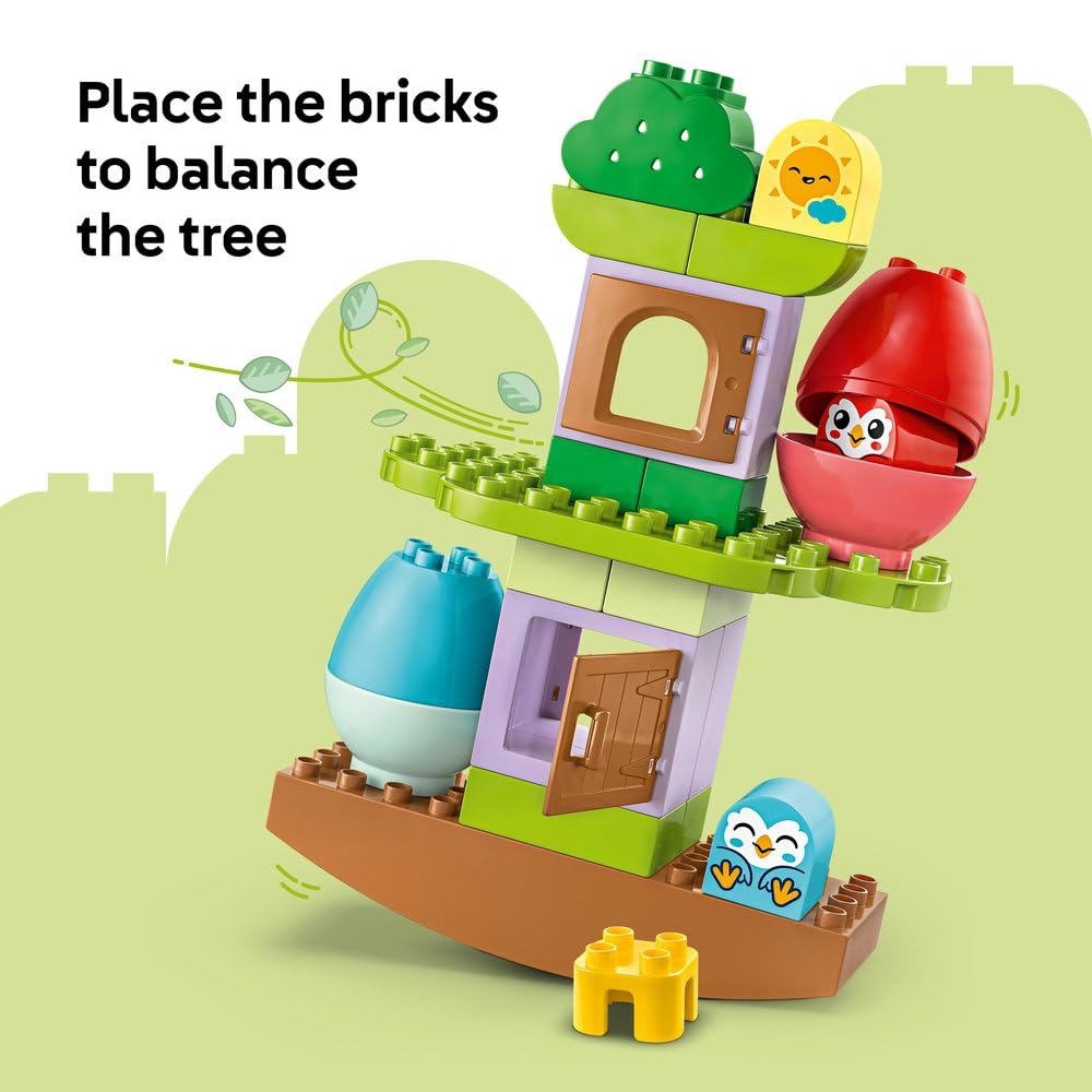 LEGO DUPLO My First Balancing & Stacking Tree - Educational Building Toy for Toddlers 18 Months+ 8