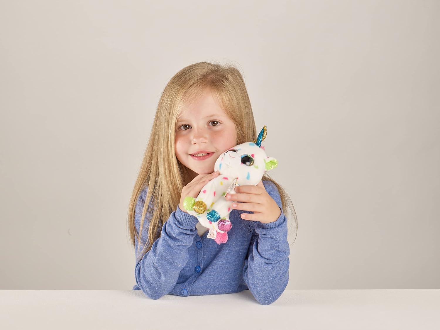 TY Harmonie Unicorn Beanie Boo - 20cm Plush Toy | Multicolored | Suitable from Birth