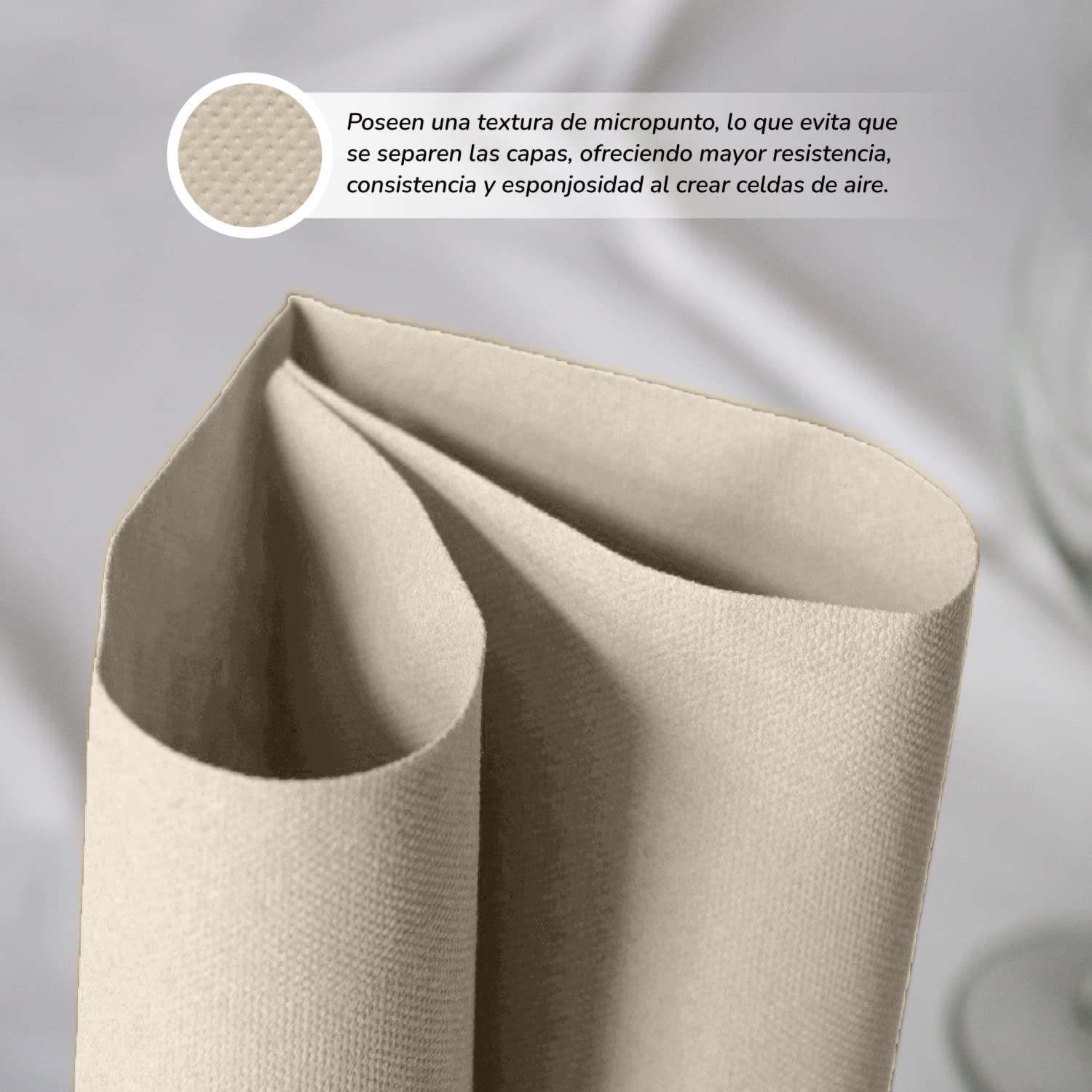 Hostelnovo Eco 10x10 cm Recycled Paper Napkins - 600 Pack, Biodegradable Cocktail Napkins 3