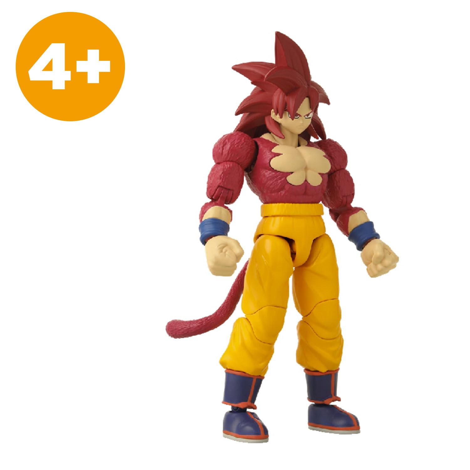 Bandai Dragon Stars SS4 Goku Action Figure - 17cm Fully Articulated Dragon Ball Daima Collectible 4