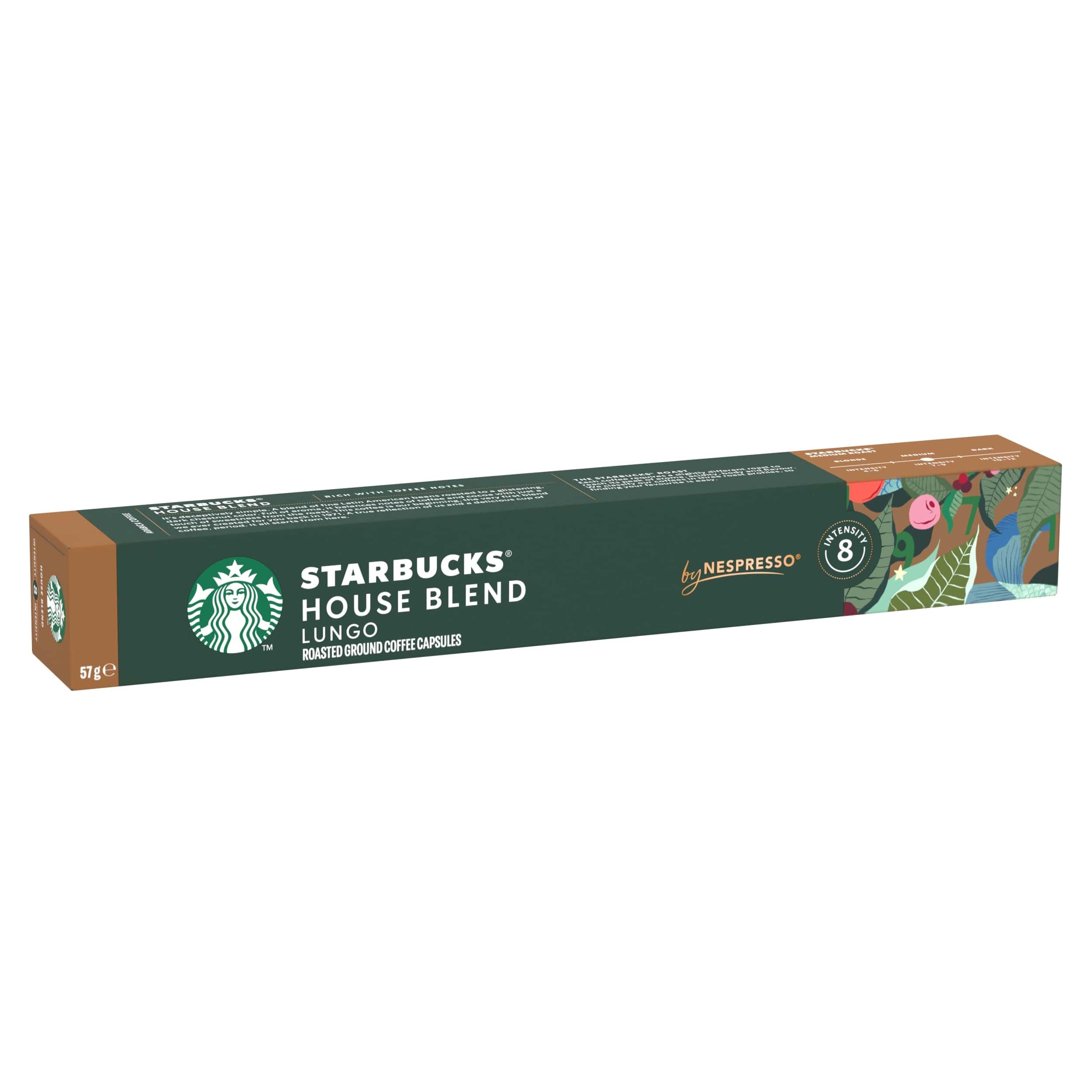 STARBUCKS House Blend Medium Roast Coffee Capsules for Nespresso - 10 Count 1