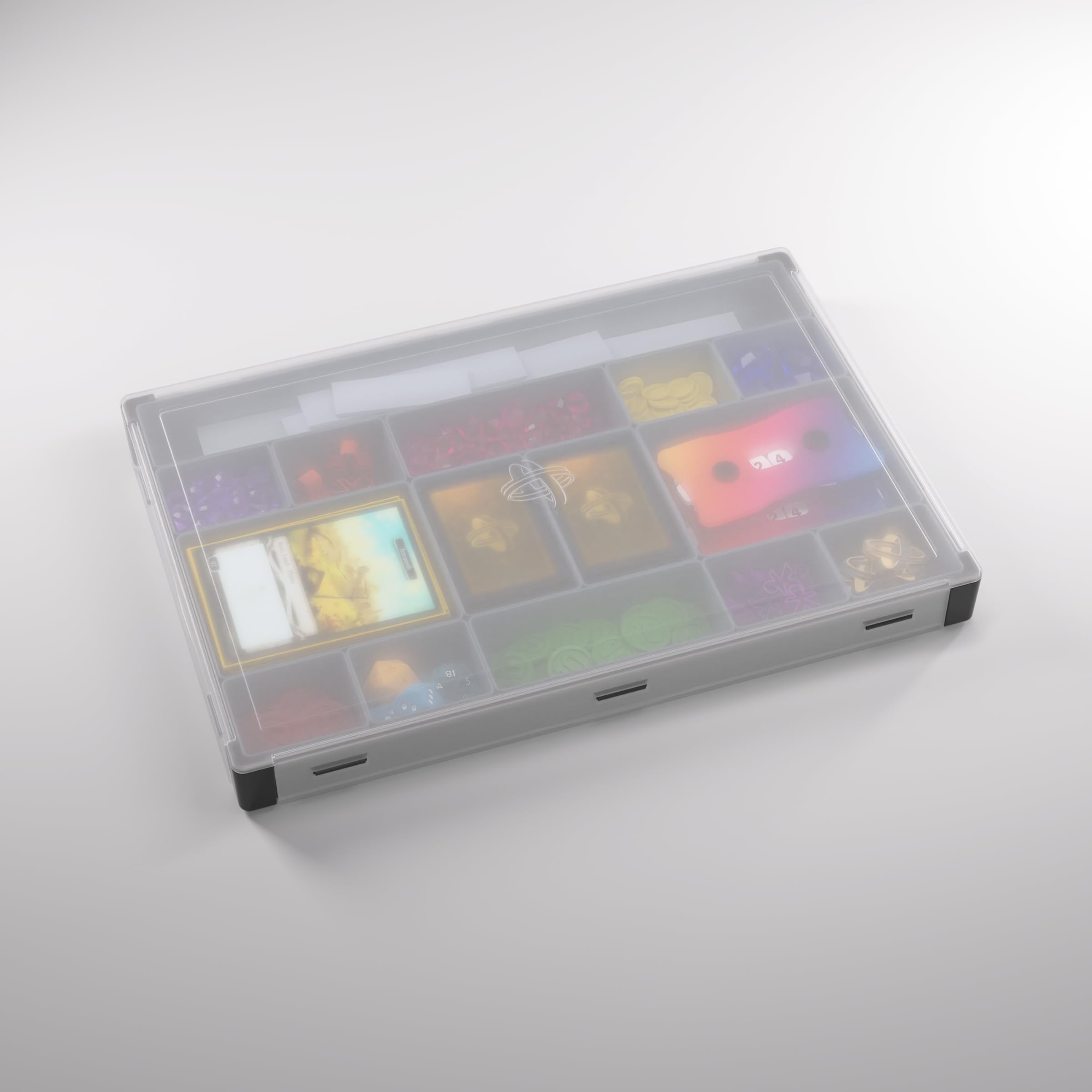 Gamegenic Token Silo XL Convertible (Black) - Stackable Token Box with 15 Removable Compartments 4