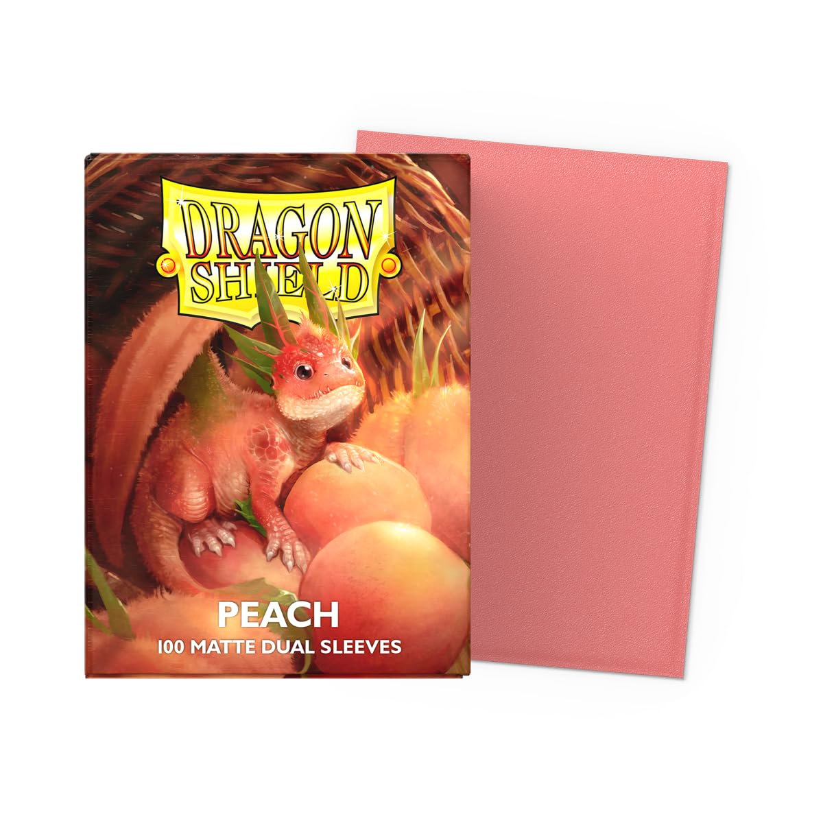Dragon Shield Standard - Dual Matte Peach (100 Sleeves) 3