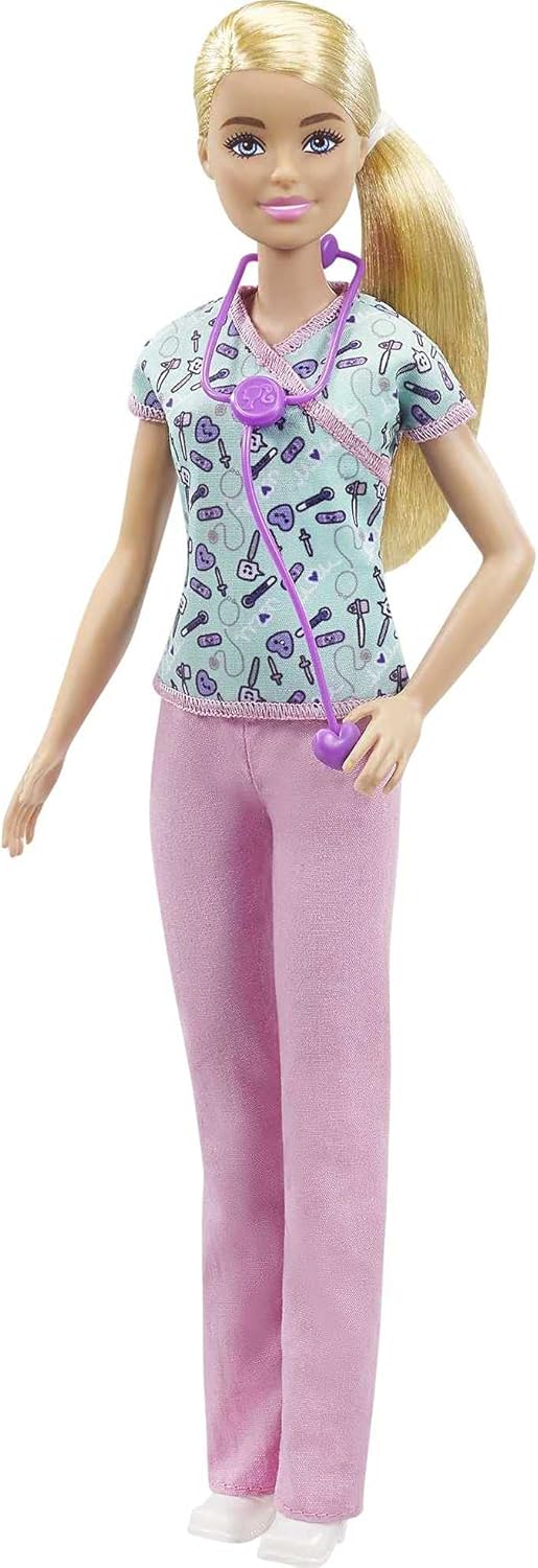 Barbie Nurse Doll - Medical Role Play for Kids 3 Years and Up