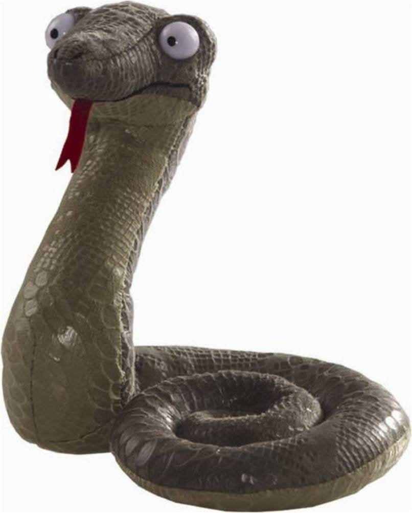 Aurora Gruffalo Snake Soft Toy - 7 Inch, Green Plush, Ages 3-8 Years