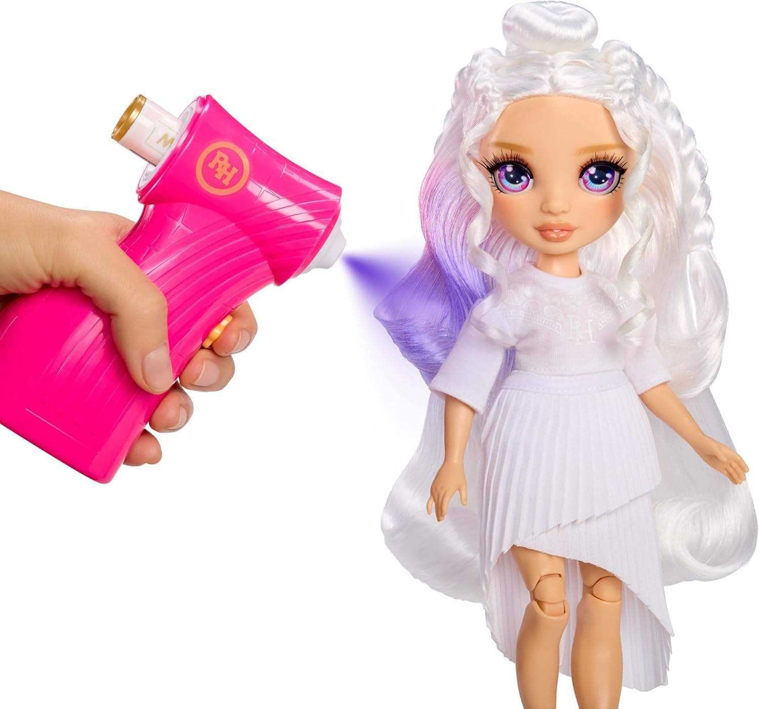 Rainbow High Air Brush & Create DIY Fashion Doll - Washable Design Kit for Creative Play 4