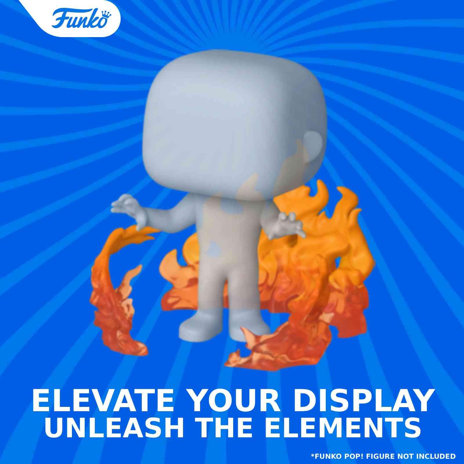 Funko POP! Elements - Fire- Red Miniature Figure | Vinyl | Standard Size 3