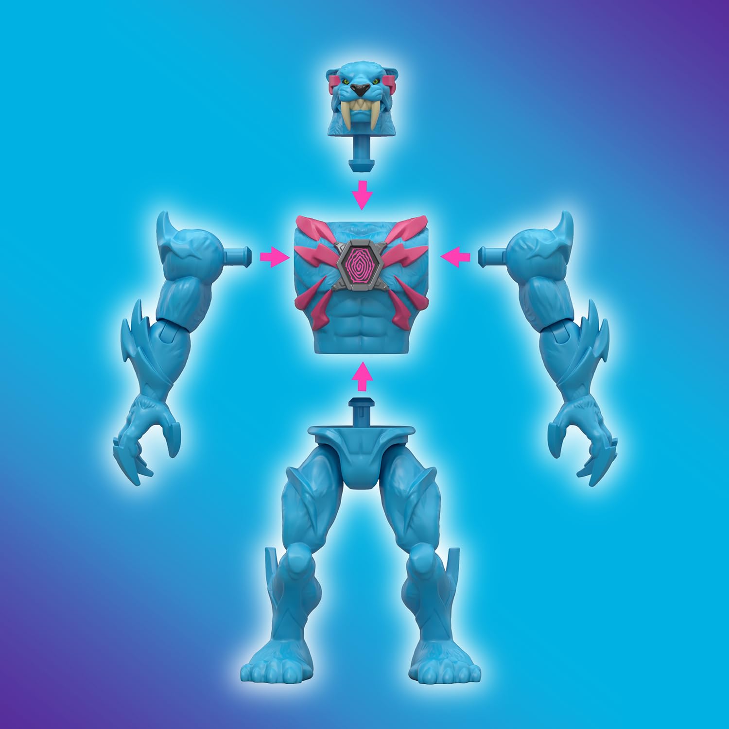 MrBeast Lab Hybrids - Mix & Match Action Figures with Millions of Combinations