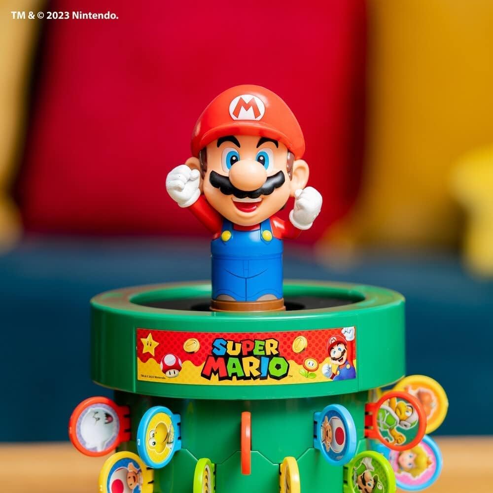 TOMY Pop Up Super Mario Family Board Game for Kids, 2-4 Players 4