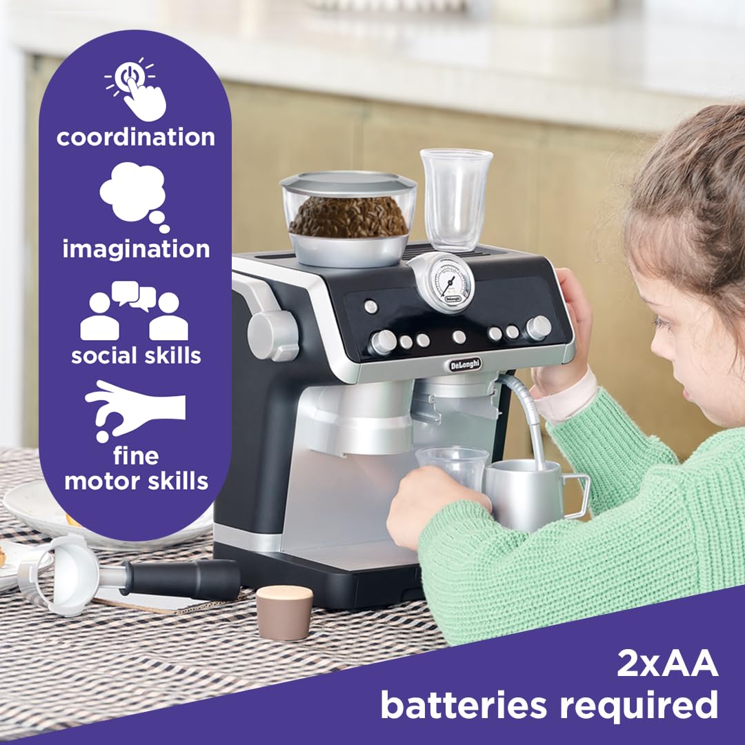 Casdon DeLonghi La Specialista Barista Kaffeemaschine – Rollenspielspielzeug für Kinder ab 3 Jahren 12