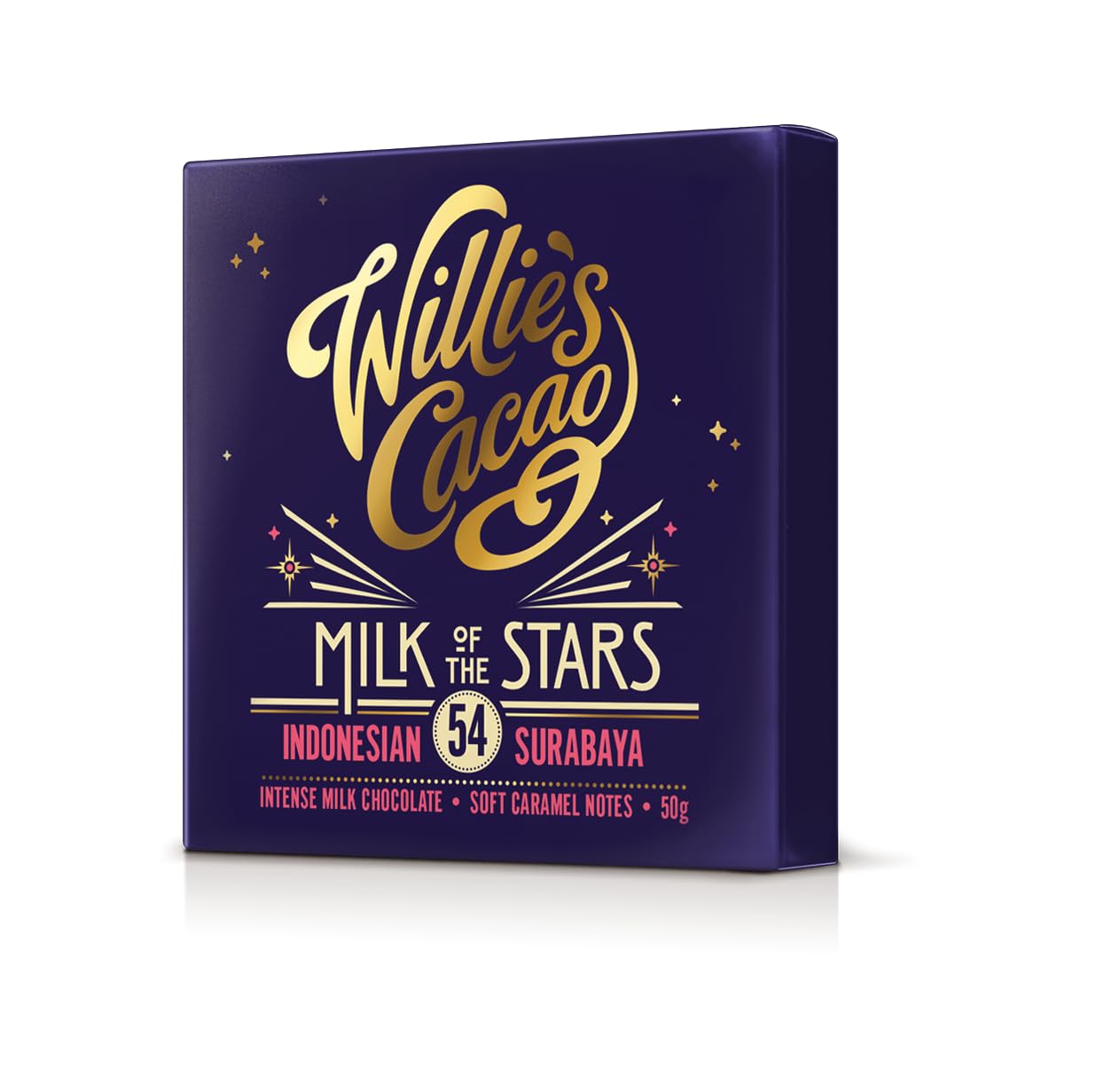 Willie's Cacao Bar - Milk of the Stars, Surabaya 54% Milk Chocolate - 50g 1