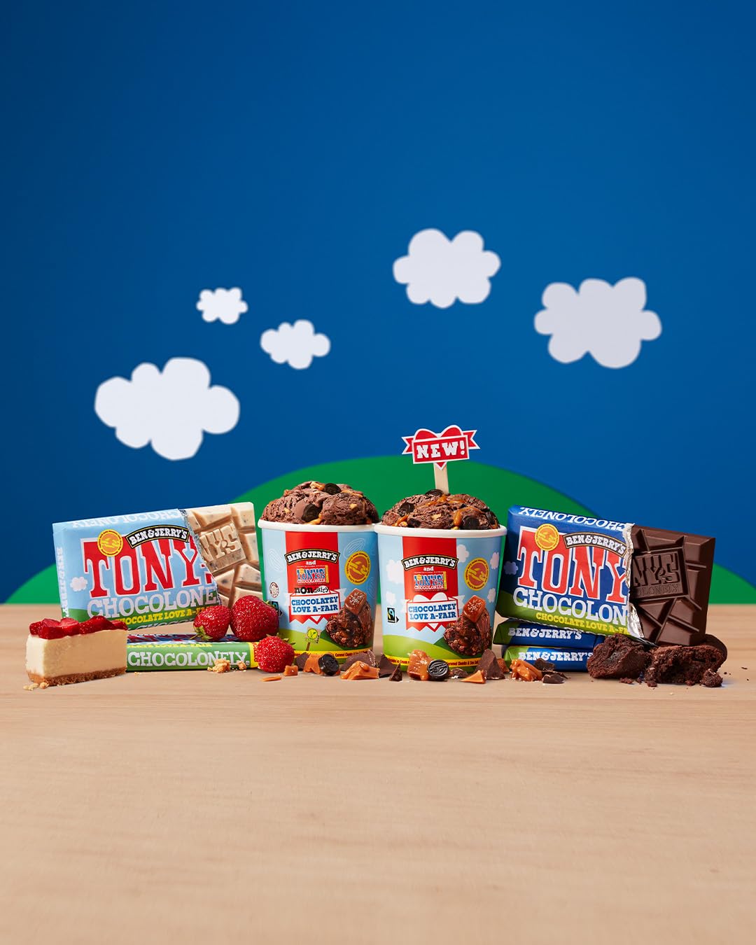 Tony's Chocolonely Dark Milk Chocolate Brownie Bar 180g 4