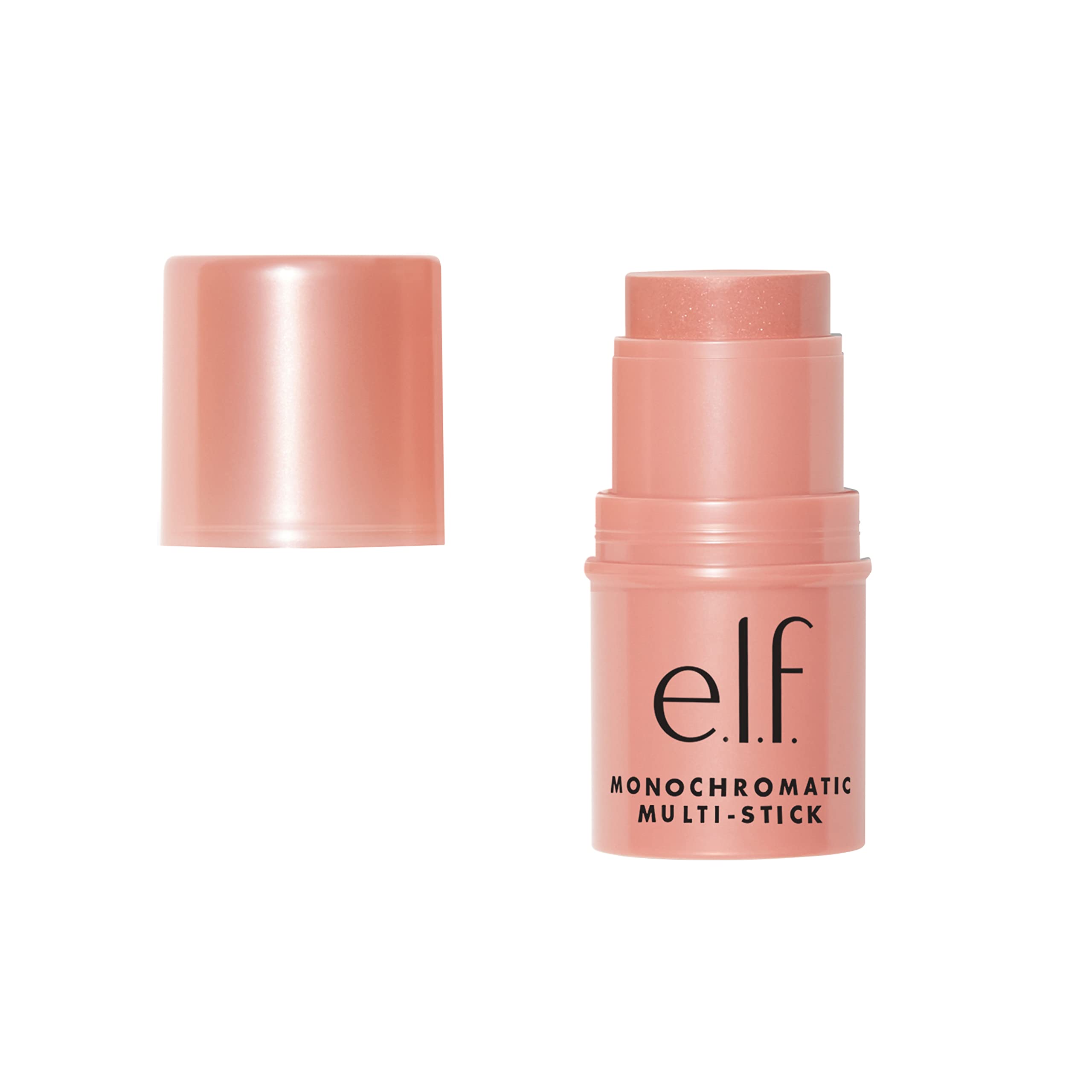 e.l.f. Monochromatic Multi Stick - Cream-to-Powder Color for Eyes, Lips & Cheeks (Glistening Peach)
