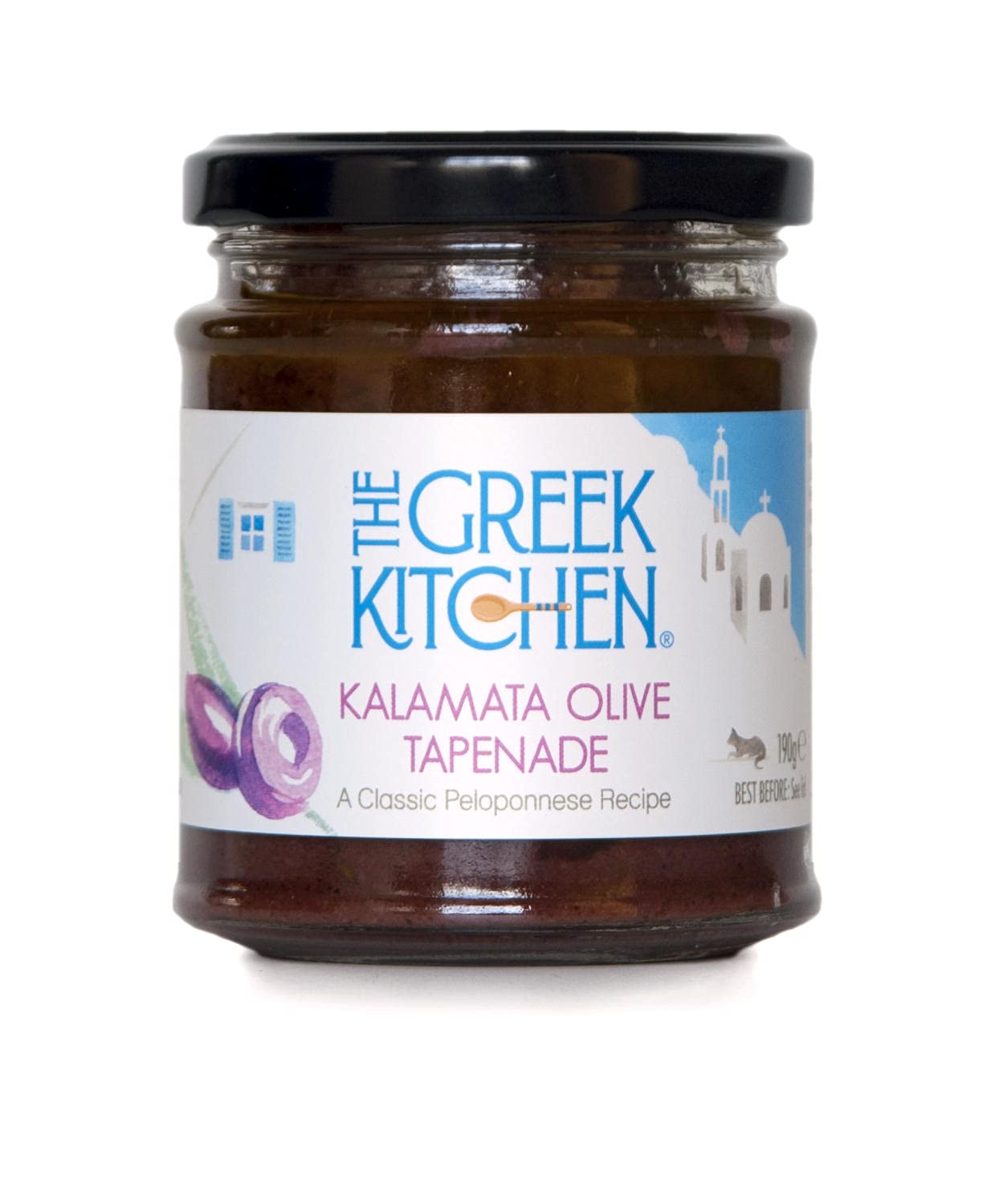 The Greek Kitchen Kalamata Olive Tapenade - Vegan & Gluten Free | 180 g