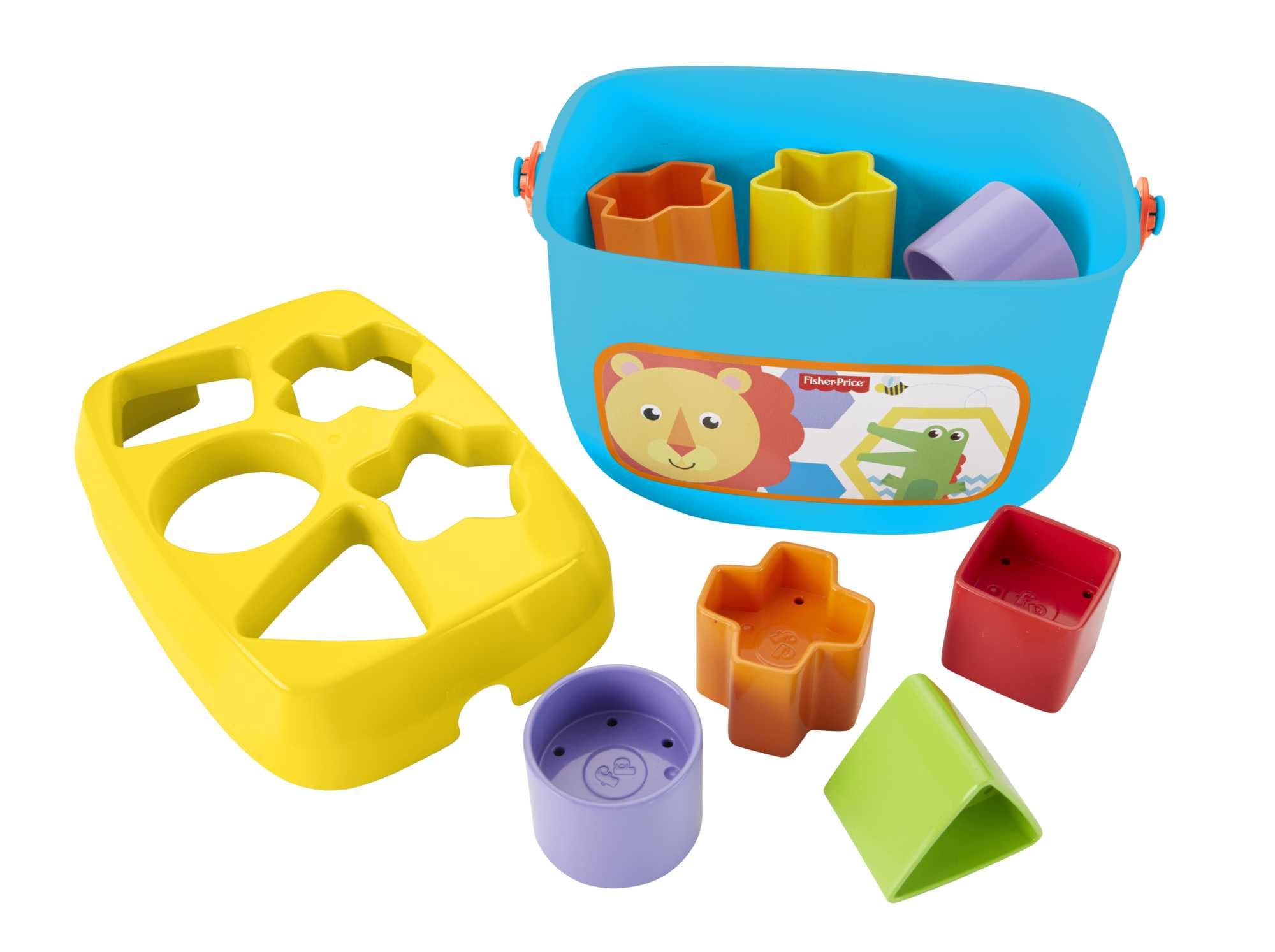 Fisher-Price Babys erste Bausteine ​​– Spielzeug zum Formensortieren und Stapeln für Kinder ab 6 Monaten 4