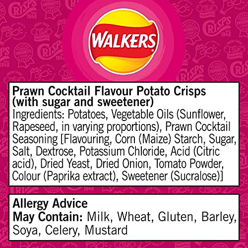 Walkers - Krabbencocktail-Chips 32 x 32,5 g Multipack 9