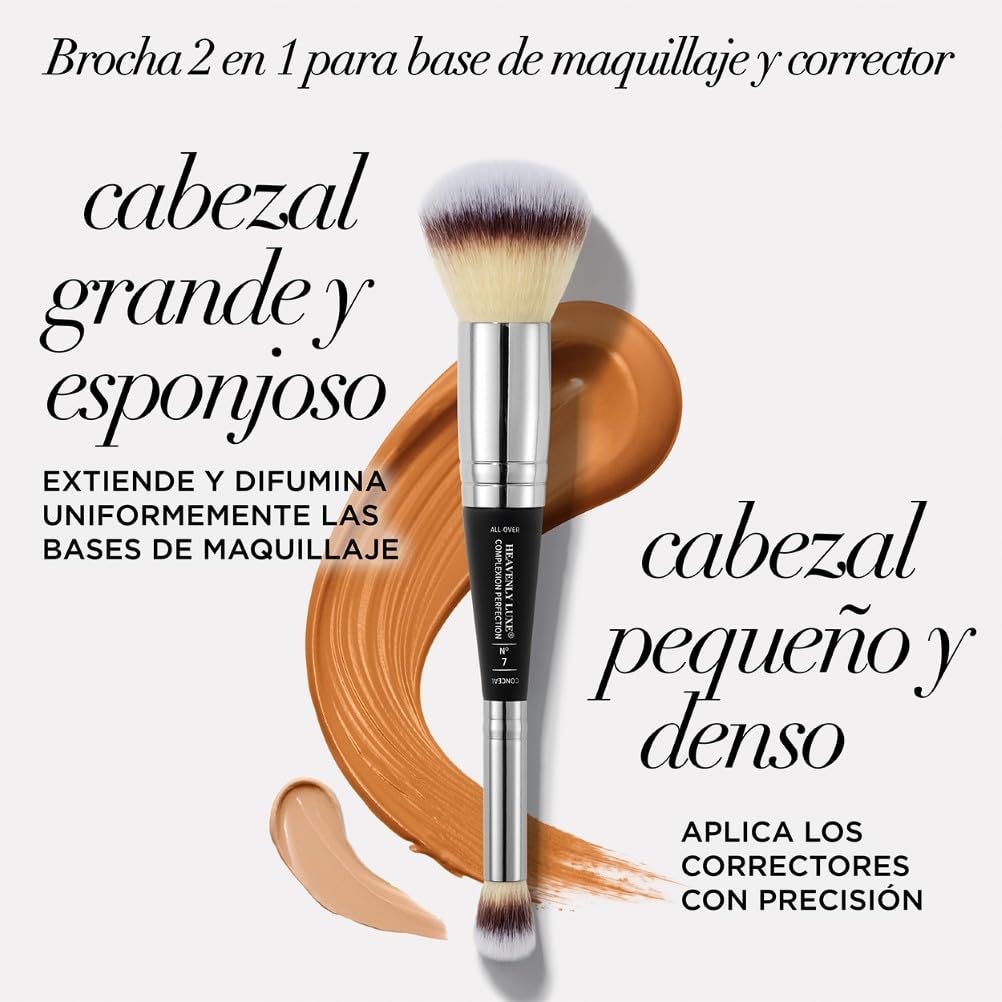 IT Cosmetics Heavenly Luxe Complexion Perfection Brush #7 - Dual-Ended Foundation & Concealer Application 3