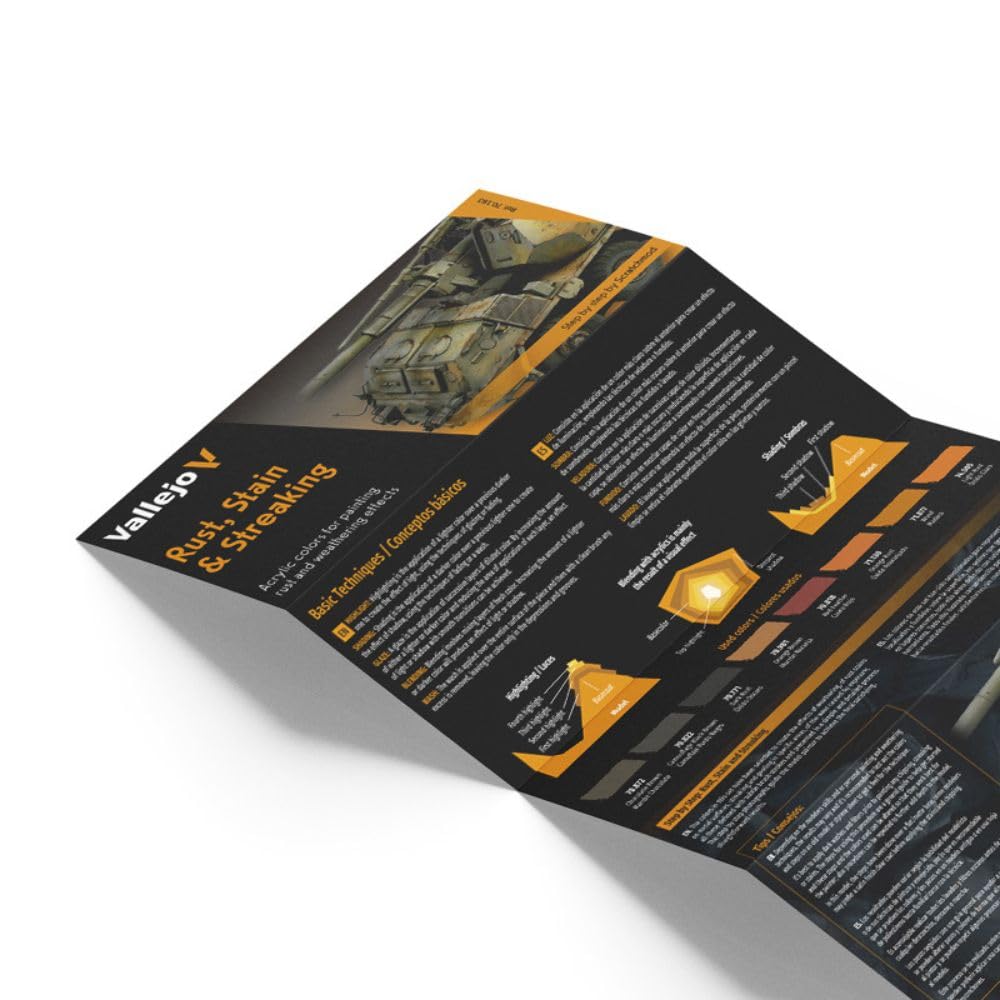 Vallejo Model Color Rust, Stains & Streaking Set - 8 Acrylic Paints for Weathering Effects 5