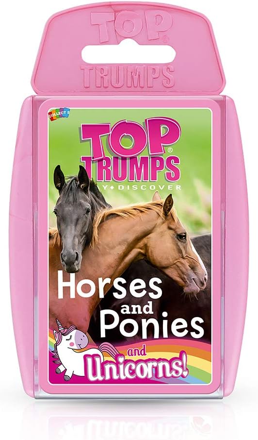 Top Trumps Kartenspiel „Pferde, Ponys und Einhörner“
