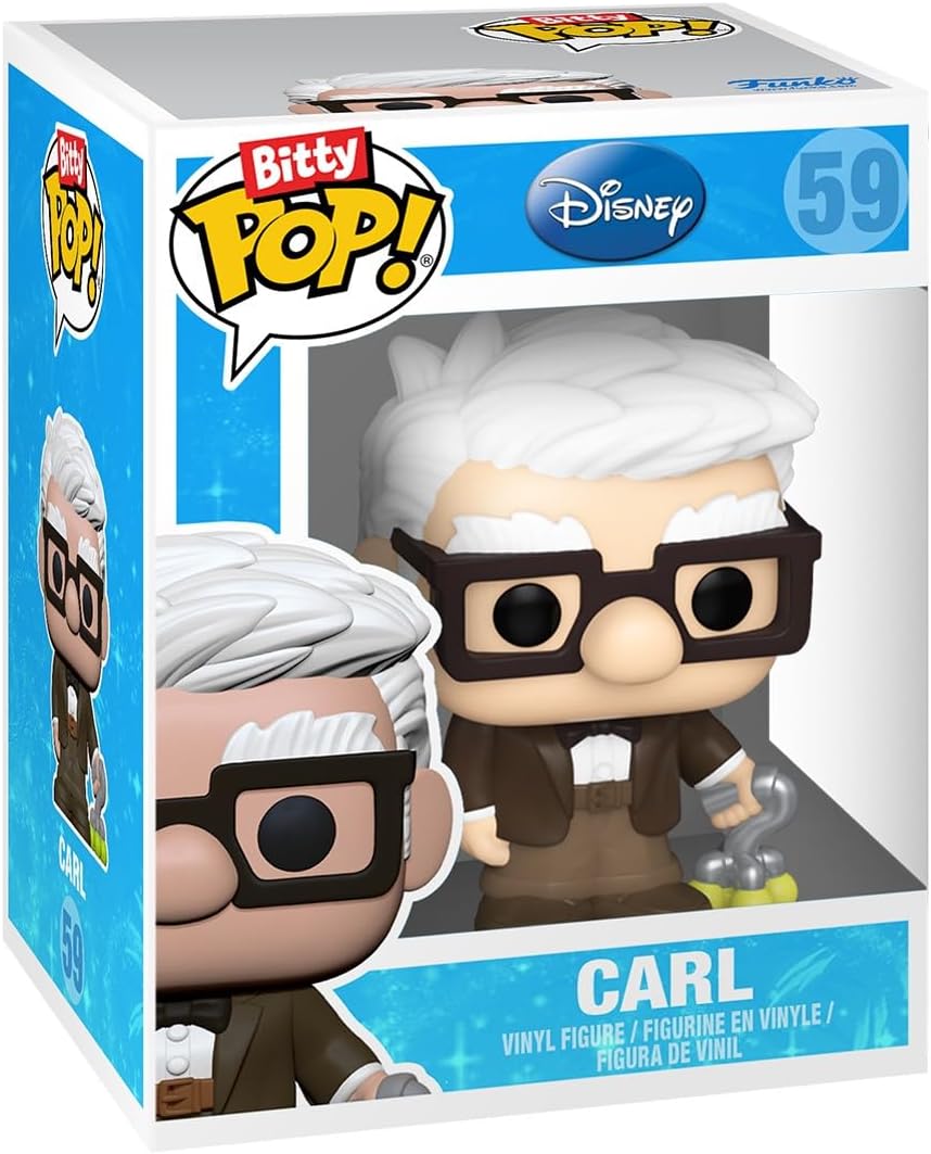 Funko Bitty Pop! Pixar - UP 4PK - Carl, Russell (Dug Days), Dug and a Surprise Vinyl Figure 4