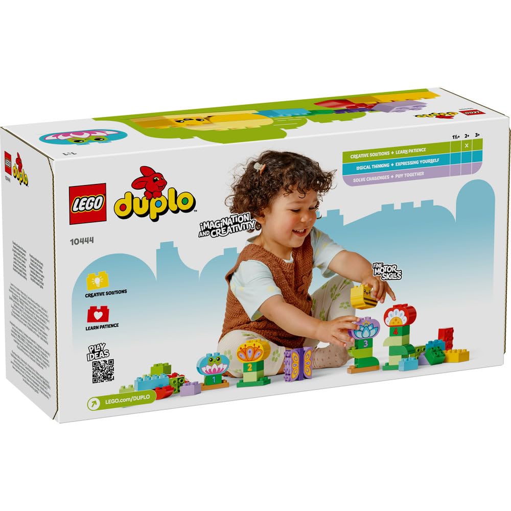LEGO DUPLO Creative Garden & Flowers Stacking Toy - Educational Building Set for Toddlers 2+ 8