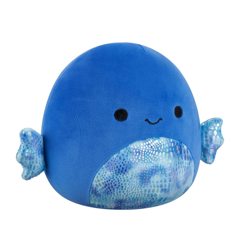 Squishmallows Kobester, der blaue Kampffisch, Plüsch – ultraweiches 7,5 Zoll großes Stofftier 6