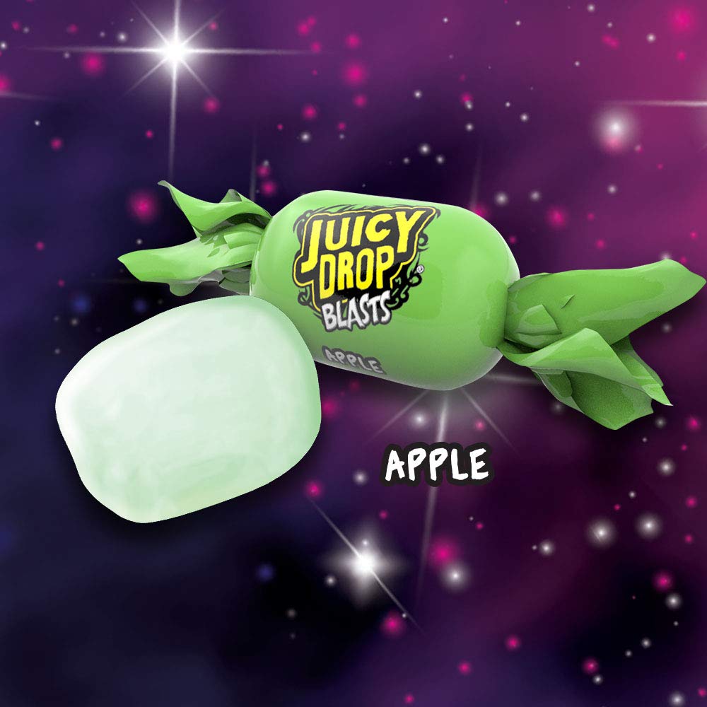 Juicy Drop Blasts Süßigkeiten 1 kg – 6 verschiedene Geschmacksrichtungen (Wassermelone, Erdbeere, Zitrone, Himbeere, Apfel, Cola) 6