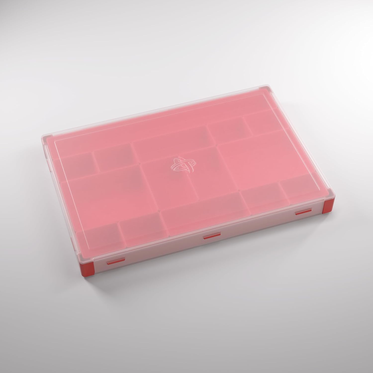 Gamegenic Token Silo XL Red - Board Game Storage with 15 Removable Compartments