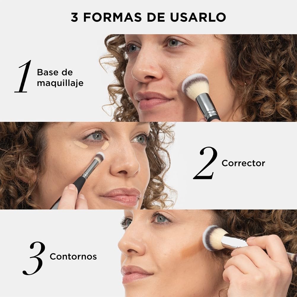 IT Cosmetics Heavenly Luxe Complexion Perfection Brush #7 - Dual-Ended Foundation & Concealer Application 6