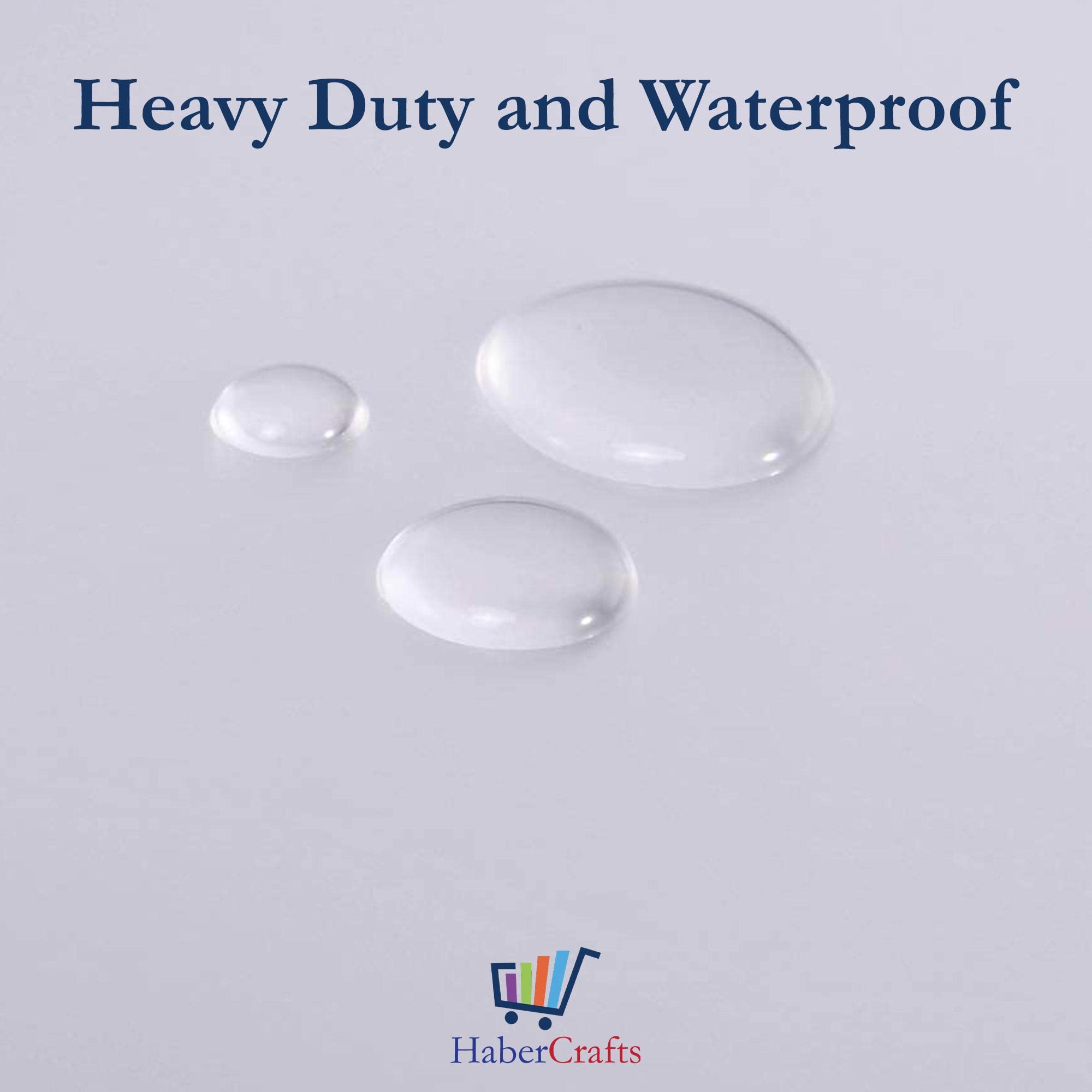Habercrafts Heavy Duty Clear Plastic A4 File Wallets - Top & Side Opening | 150 Micron | 25 Pack 5