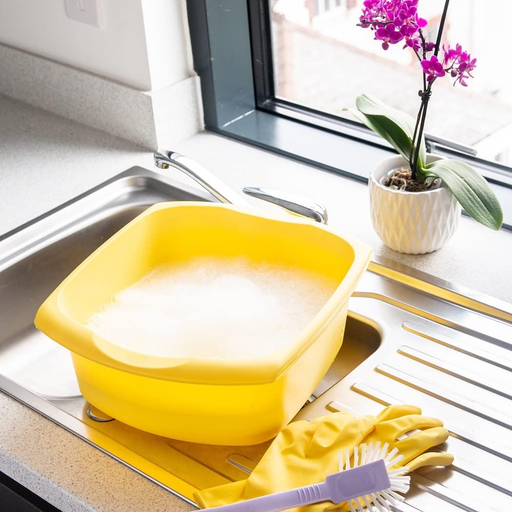 Addis - 9.5L Large Rectangular Bowl Yellow 9