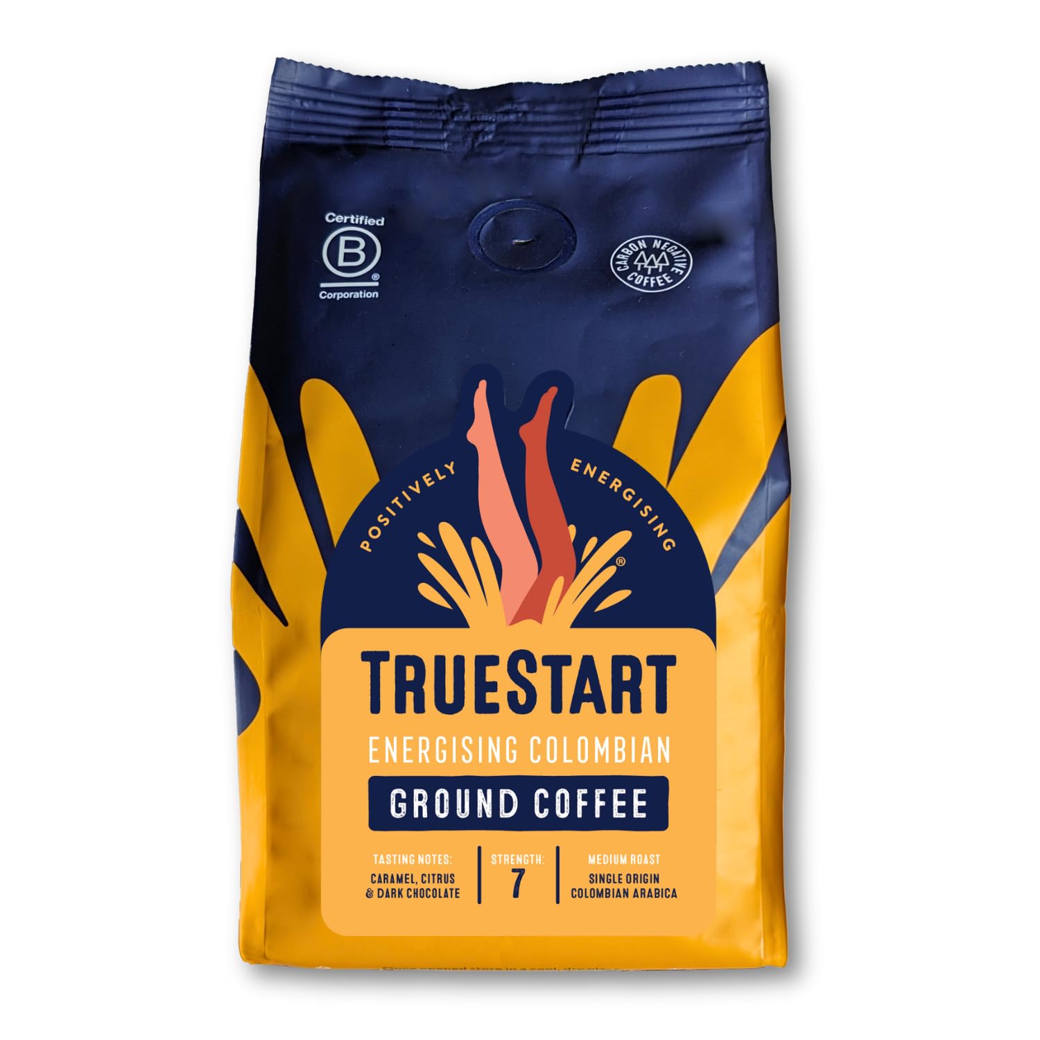 TrueStart - Smooth Energising Colombian Ground Coffee 200g