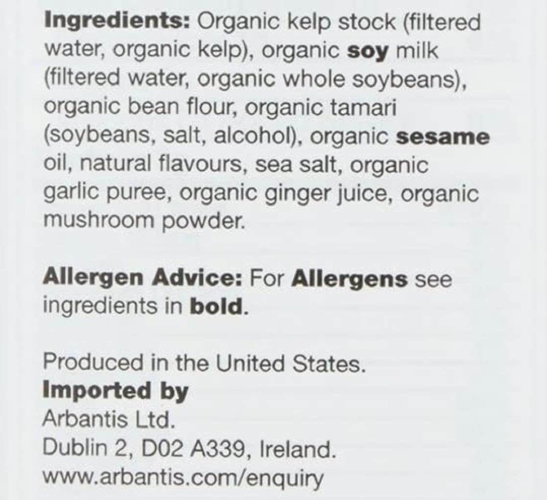 Ocean's Halo Ramen Broth - Organic Kelp-Based Soup Base, Vegan & Gluten-Free, 946ml