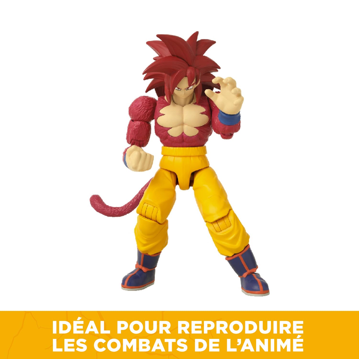 Bandai Dragon Stars SS4 Goku Action Figure - 17cm Fully Articulated Dragon Ball Daima Collectible 5