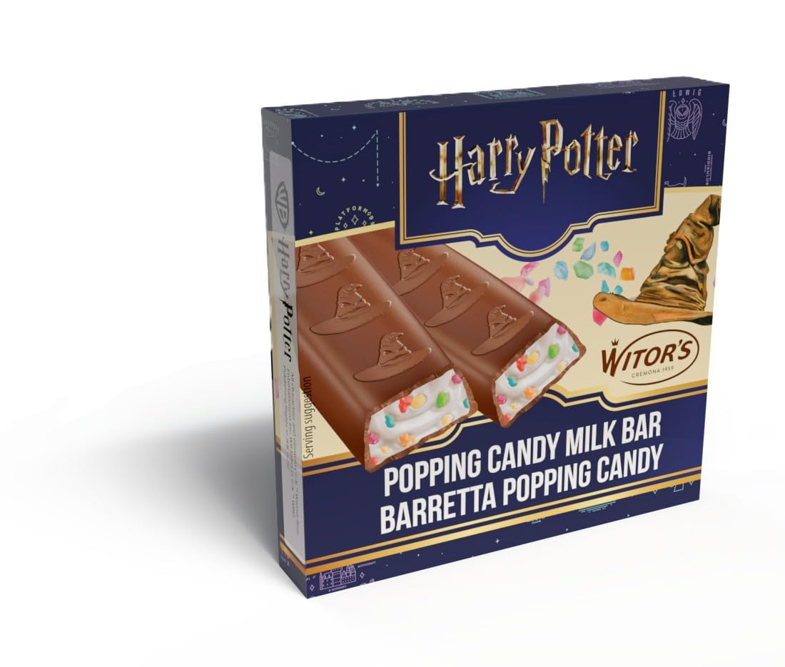 Witors Harry Potter 4 x Mini Popping Candy Chocolate Bars 50g