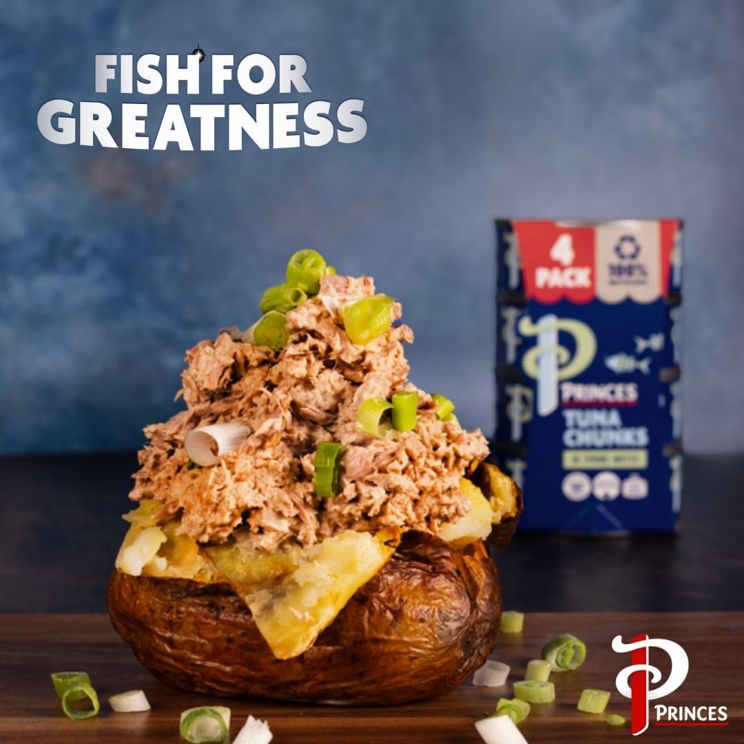 Princes Tuna Chunks in Spring Water, 4 x 145g 4