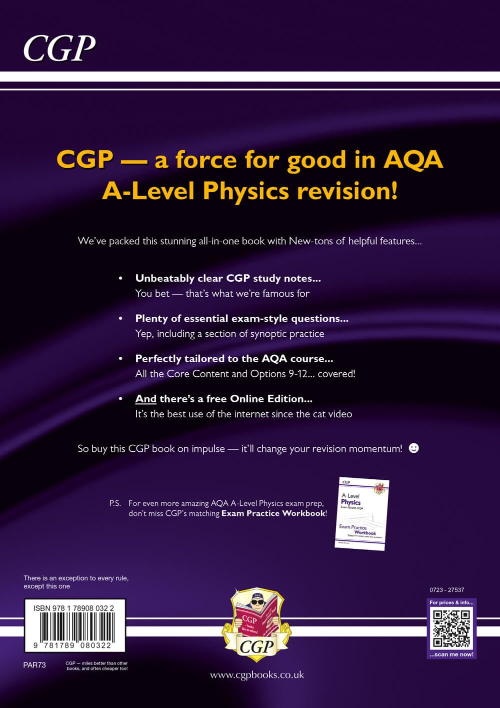 CGP A-Level Physics: AQA Year 1 & 2 Complete Revision & Practice with Online Edition - Paperback