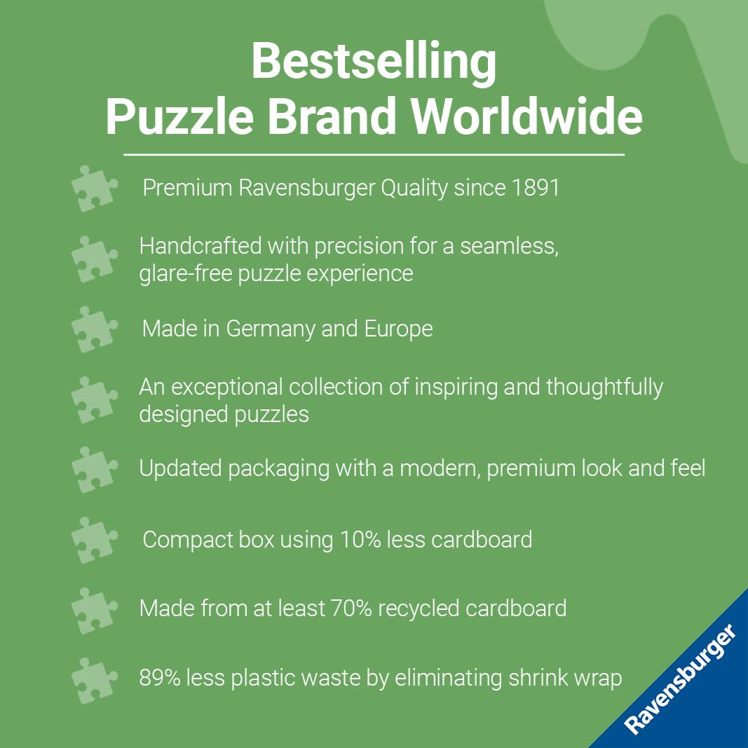 Ravensburger Happy Days Royal Residences 4x 500 Piece Jigsaw Puzzle - Garden Seasons Collection 12