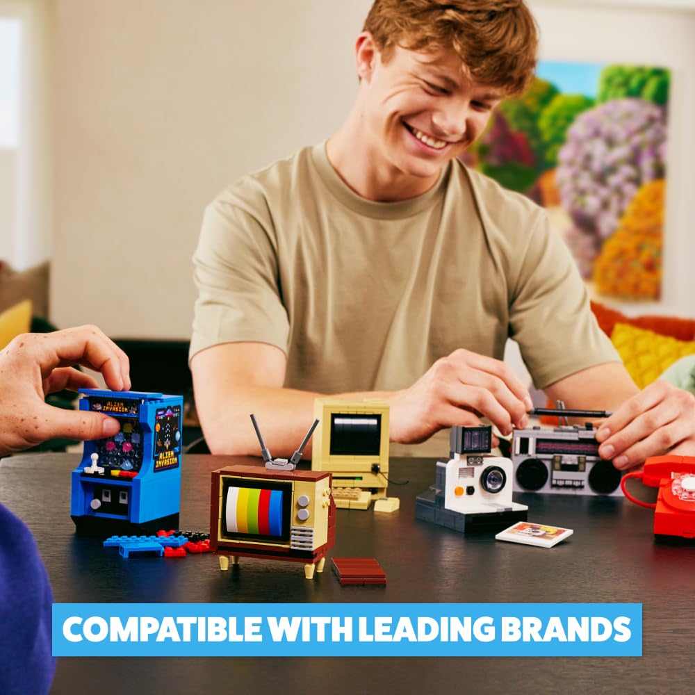 MAX Premium Retro Building Bricks - Arcade Machine Building Set for Ages 3+ 3