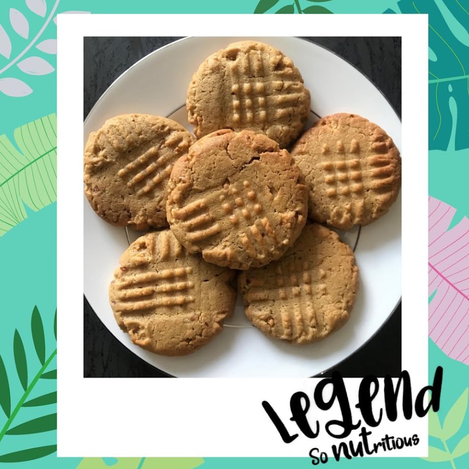 Legend Crunchy Almond Butter (1kg), 100%, natürlich, vegan, ohne Zuckerzusatz, reich an Proteinen und Ballaststoffen 3