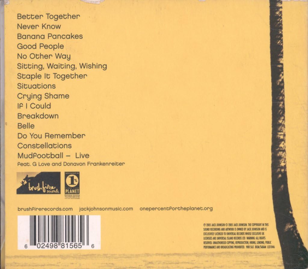 Jack Johnson - In Between Dreams [Audio CD]