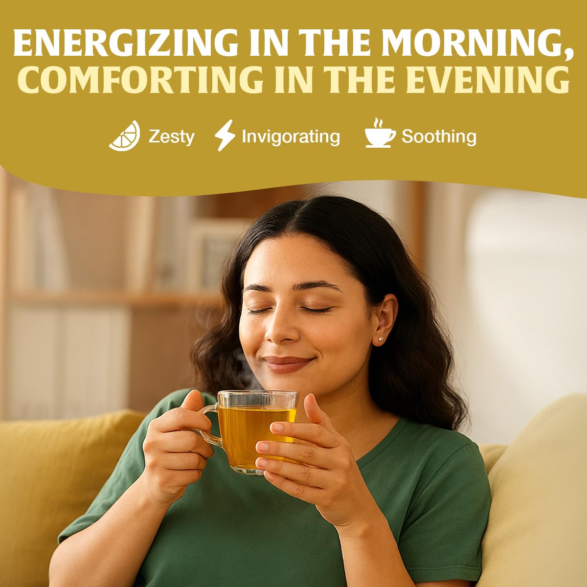 HANDPICK Lemon Ginger Tea Bags (100 Count) | Herbal Tea with Lemon, Ginger, Lemongrass & Licorice | Eco-Conscious Round Tea Bags for Hot or Cold Brew 6