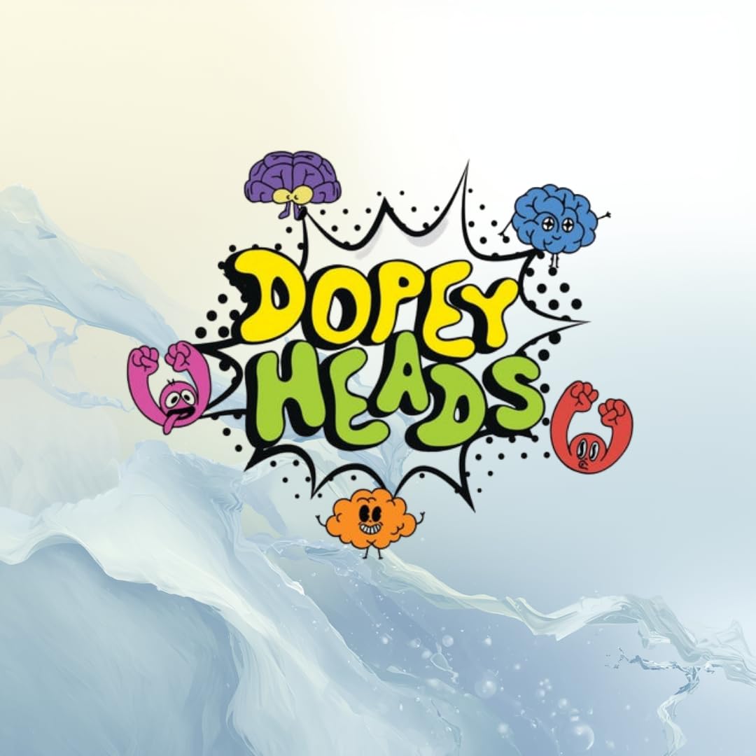 Dopey Heads Blue Raspberry Hard Candy - HALAL | 198g (7 oz) Bag | Long-Lasting Flavour