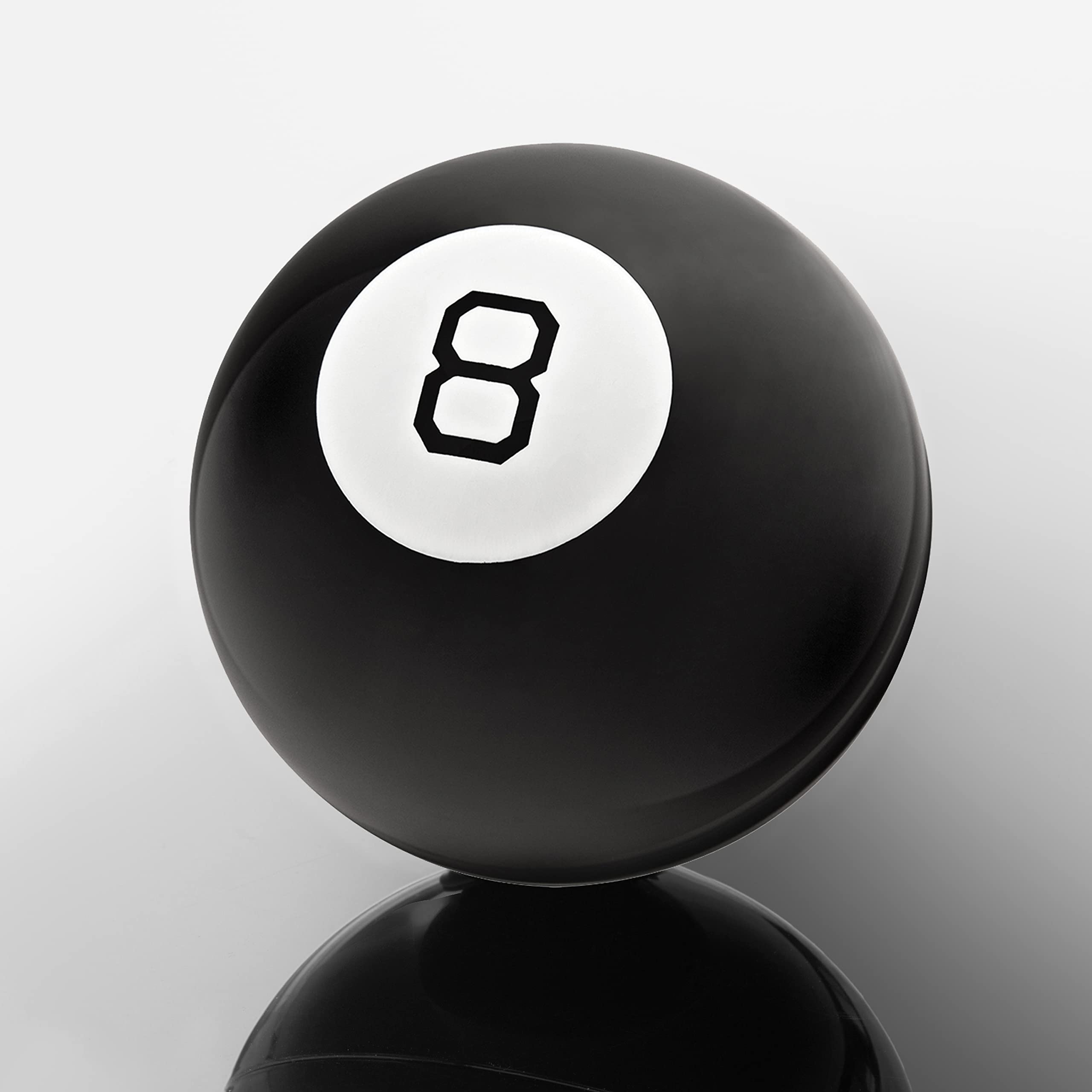 Global Gizmos 50970 Mystic 8 Ball Question & Answer Game | Black Plastic | Ages 3+ | 1 Player 2