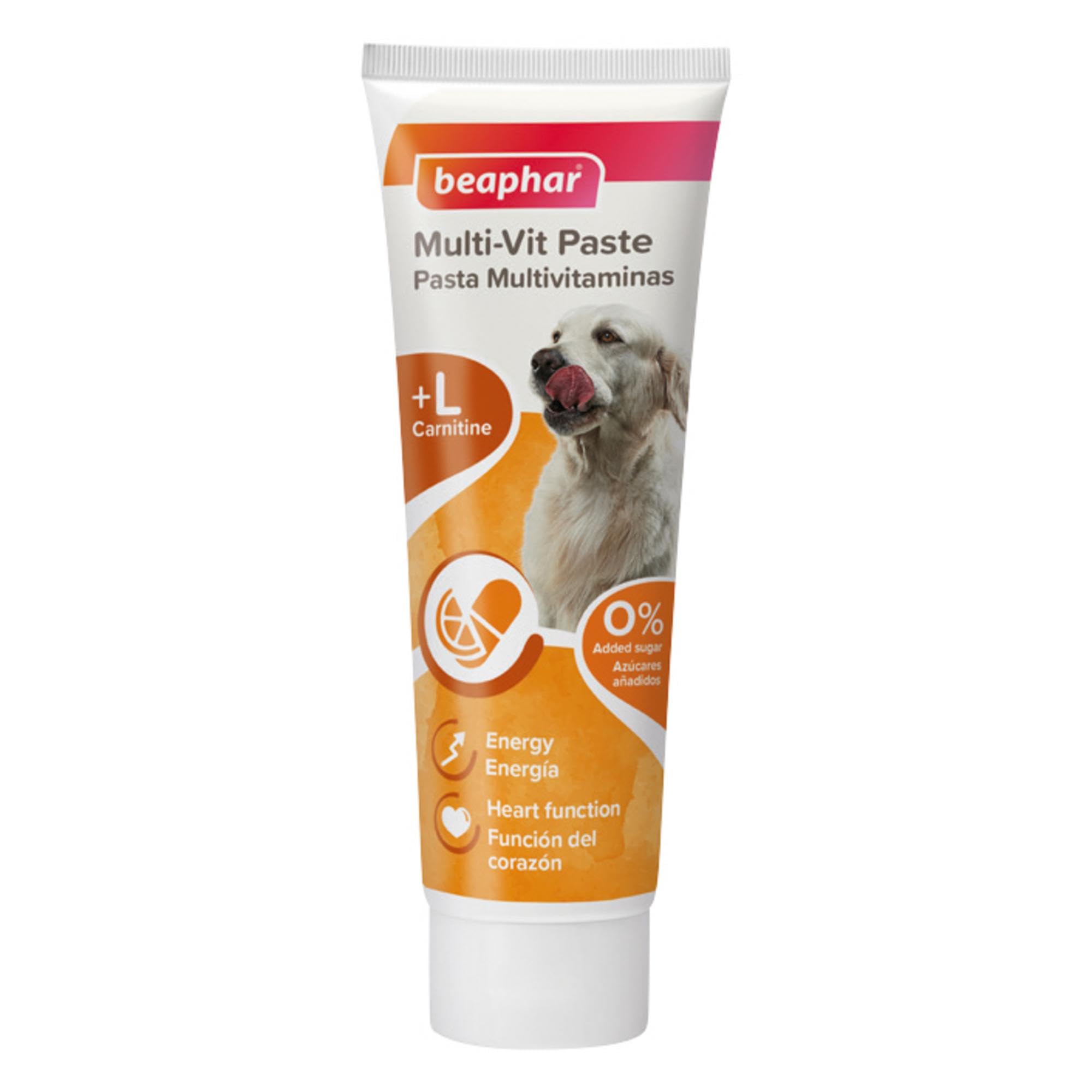 Beaphar Multi-Vitamin Paste for Dogs - L-Carnitine, Omega 3 & 6, 100g