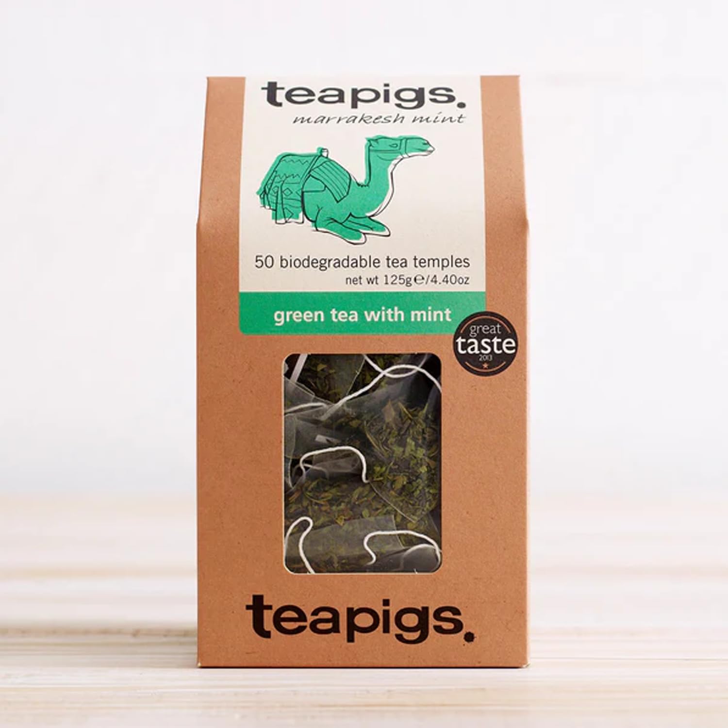 teapigs Moroccan Mint Green Tea Bags - Refreshing Chunmee Green Tea with Peppermint 3